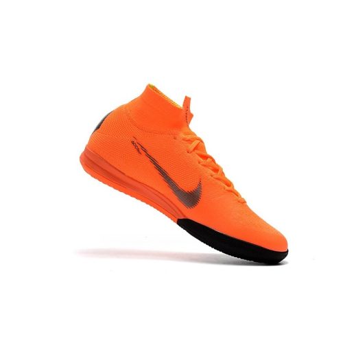 Nike Mercurial SuperflyX VI Elite IC para Mujeres - Naranja Negro_3.jpg